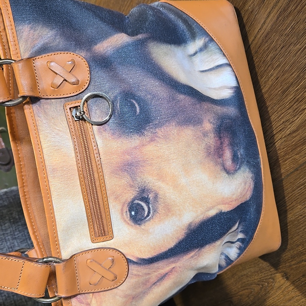 ARDLEIGH ELLIOTT YELLOW LAB FAITHFUL FRIENDS DIG TOTE.   #7101